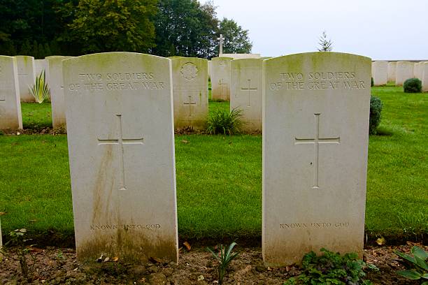 istock Graves of Two Unknown WWI Soldiers, Flanders 521415067