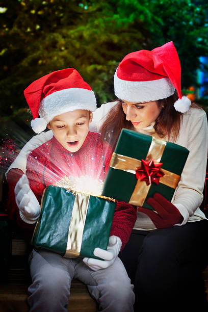 istock beautiful Christmas surprise thanks mom 521415113