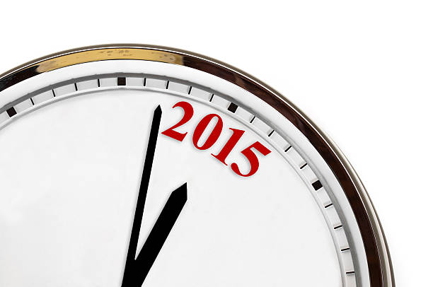 últimos minutos de 2015 - new years eve clock the end new years day - fotografias e filmes do acervo