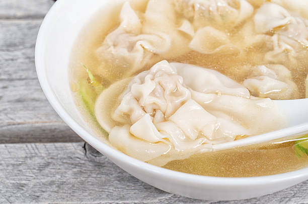 istock Vietnamese shrimp and pork wonton soup 521420030