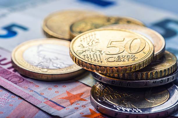 istock Euro money.Several euro coins and banknotes. 521420599