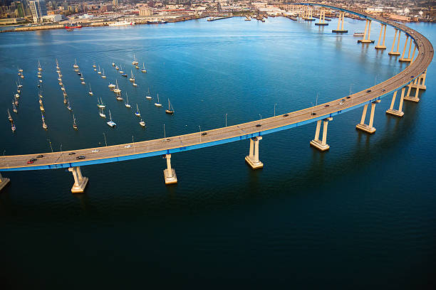 istock Coronado Bridge Aerial - San Diego California 521421462