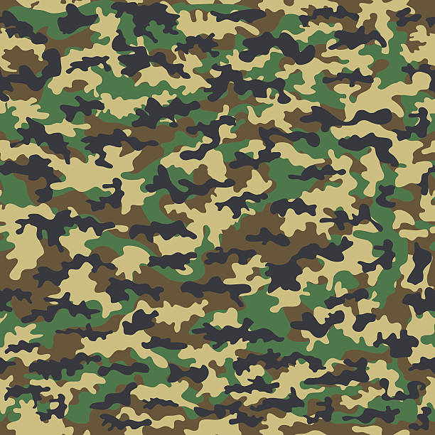 illustrations, cliparts, dessins animés et icônes de tissu sans couture de camouflage militaire de l " armée. fond abstrait. illustration de vecteur - camouflage