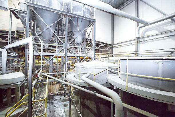 istock Industrial production fibrecement panels 521426716