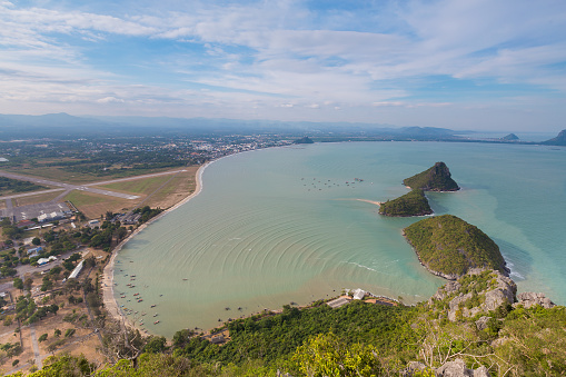 Aerial view of Thailand beach and Islands, natural landscape