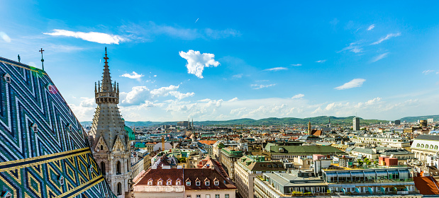 This image is a visual serenade to Vienna, capturing the city's elegant architecture and timeless harmony of history and modernity.