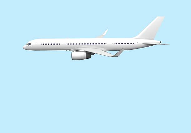 istock Aircraft in the air top view 521430242