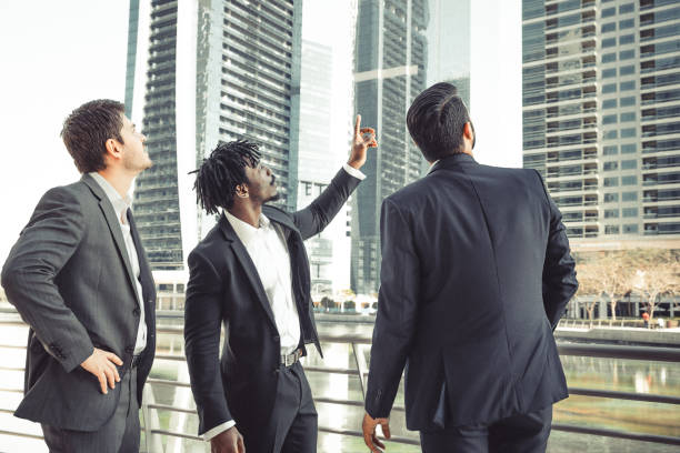 istock Business Executives Outside their office 521431096