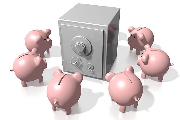istock Piggy bank - treasure 521431932