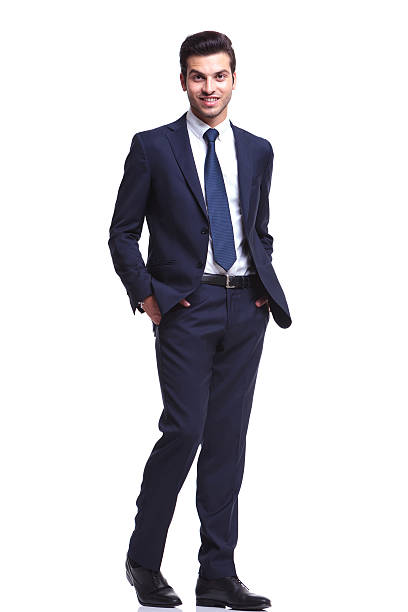 istock Handsome business man holding his hands in pocket 521438441