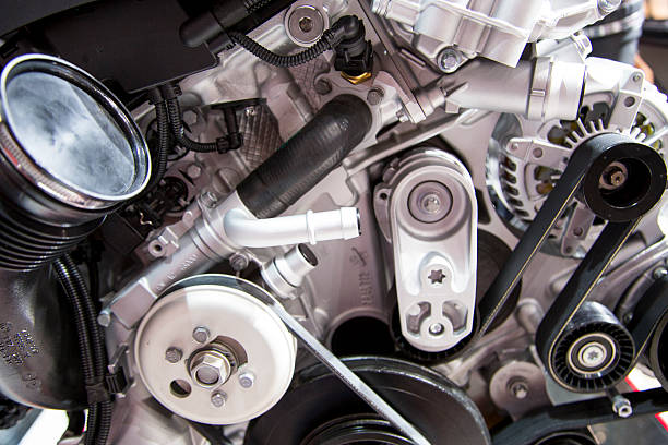 istock The powerful engine of a modern sport car 521440269