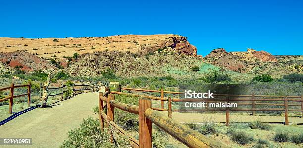 Hiking In Arches National Park Stock Photo - Download Image Now - Arches National Park, Awe, Cloud - Sky