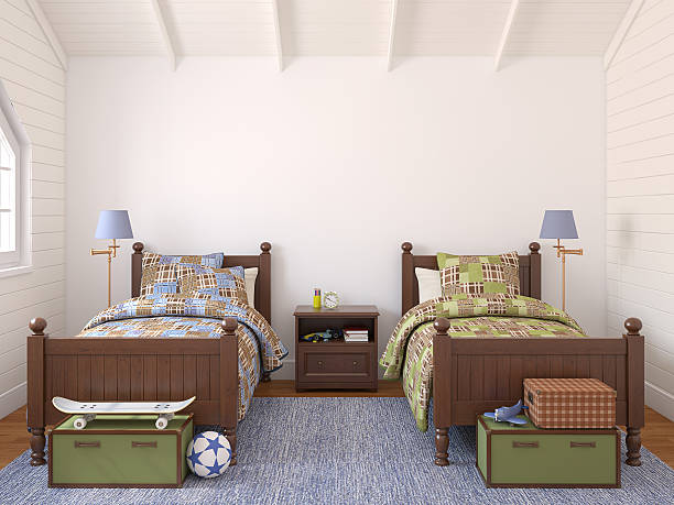 istock Bedroom for two children. 521441551