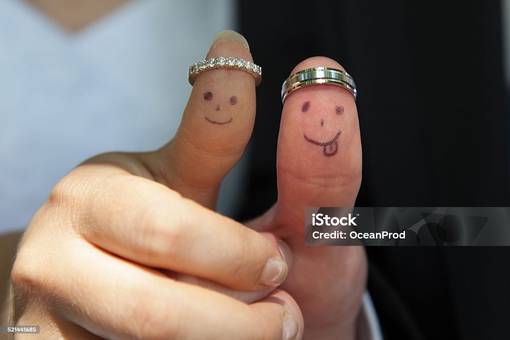 Cheerful thumbs Abstract Stock Photo