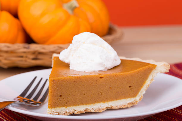 istock Closeup of Pumpkin Pie Slice 521442331