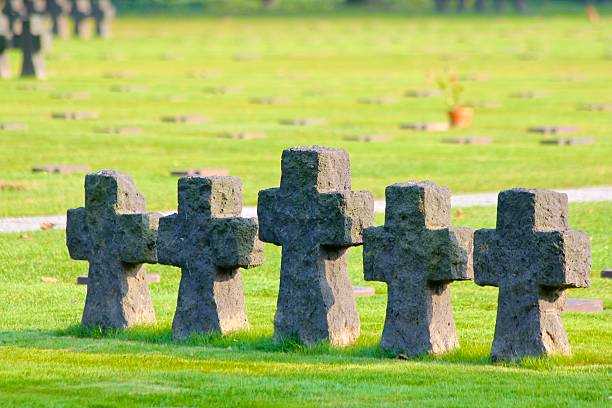 istock La Cambe, Cemetery Crosses 521454377