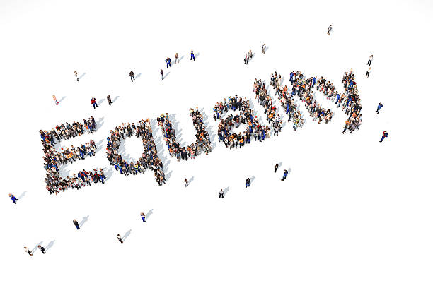 istock Group of people forming the word equality 521457722