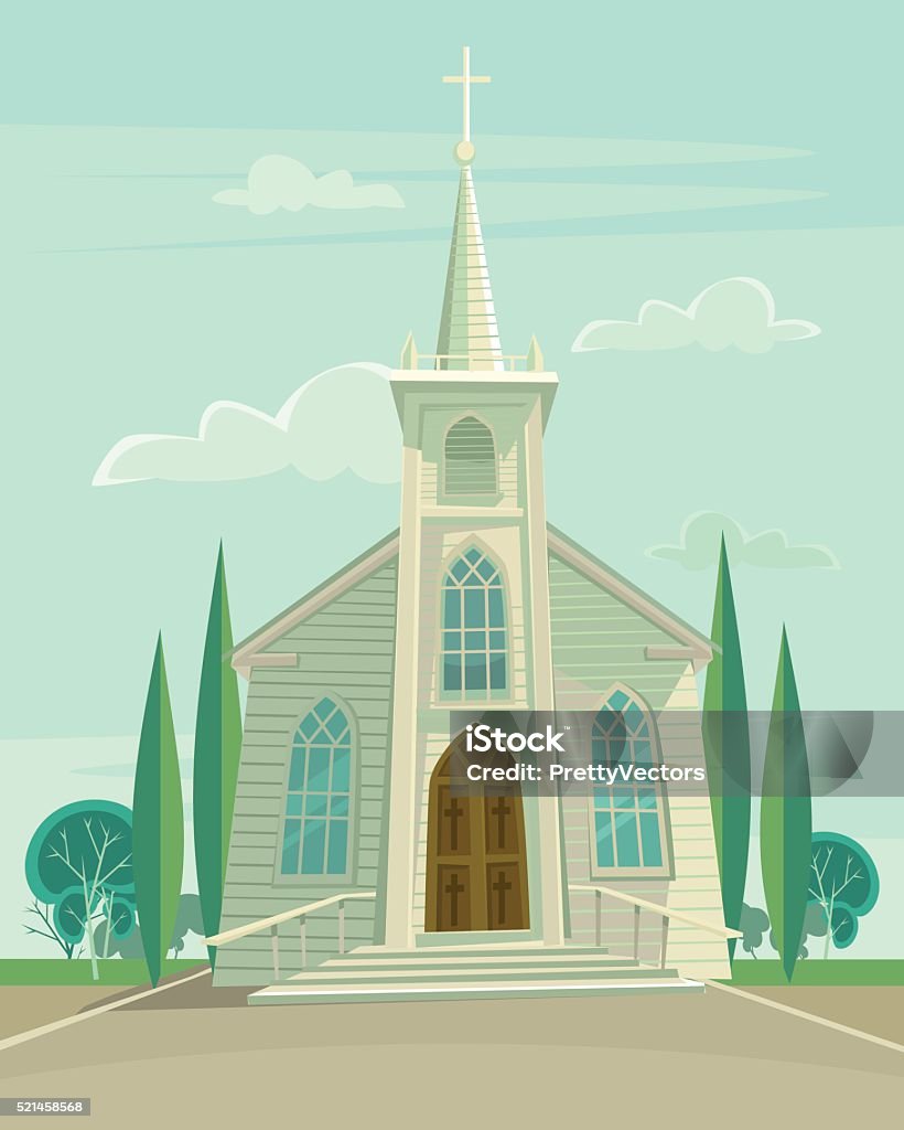 Ilustración de Edificio Iglesia Vector De Plano Ilustración Dibujo Animado  y más Vectores Libres de Derechos de Arquitectura - iStock