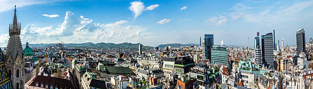 Aerial view of Vienna, Austria