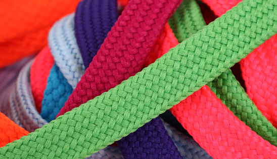 Here are colorful shoe laces.