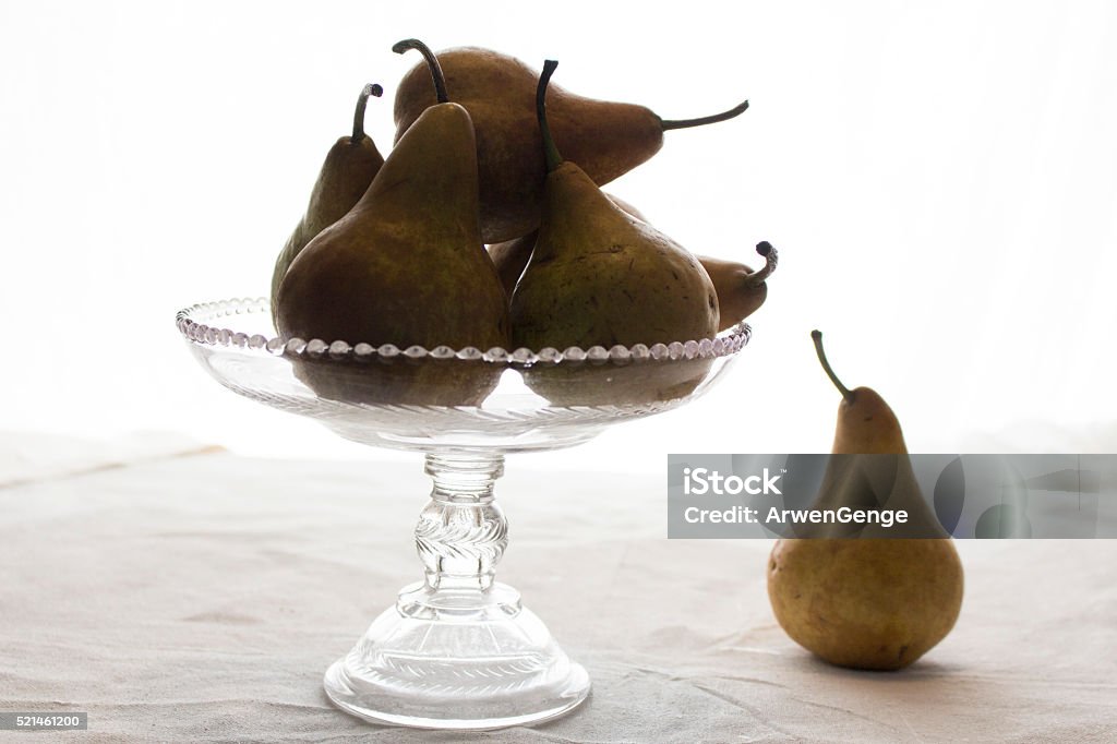 Pear Side View Pears Side View Stock Photo - Download Image Now - Cakestand, Glass ...