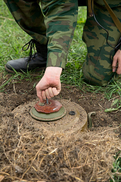 istock Neutralization of anti-personnel mines 521462050