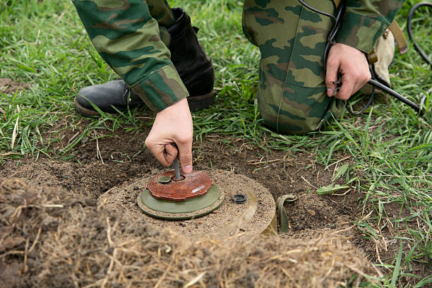 istock Neutralization of anti-personnel mines 521462242