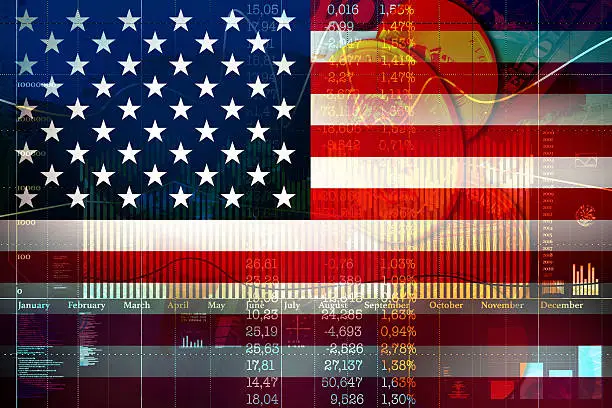 Photo of Financial concept of growth on the Stock Exchange.