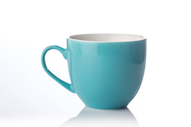 istock beautiful teal color tea cup 521465626