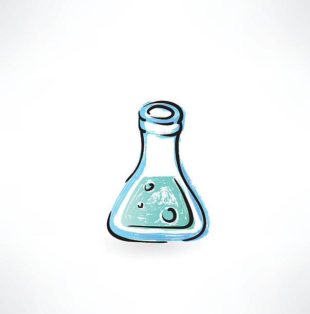 essig grunge-symbol - vinegar bottle balsamic vinegar cruet stock-grafiken, -clipart, -cartoons und -symbole