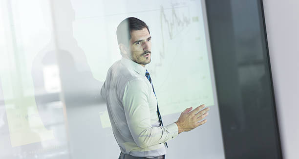 istock Business presentation on corporate meeting. 521470528