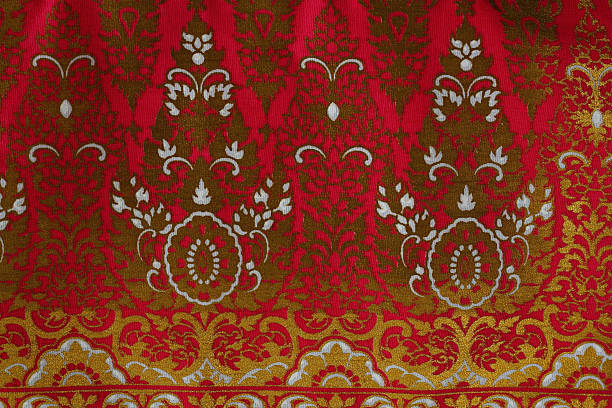 istock Cultural fabric pattern of Thailand. 521489625