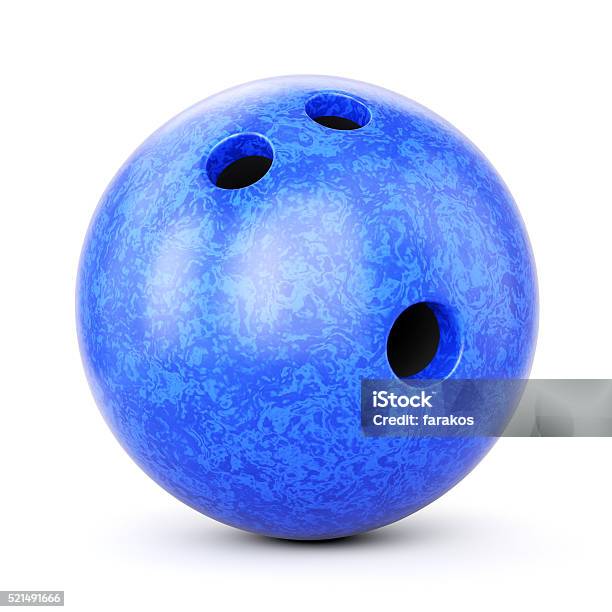 Blue Bowling Ball Stock Photo - Download Image Now - Ten Pin Bowling, Bowling Ball, Sports Ball