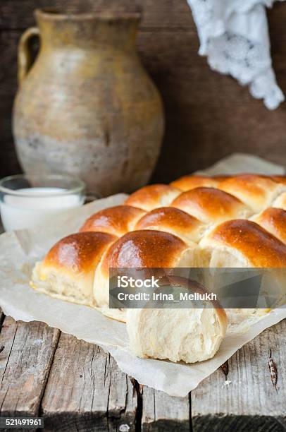 Homemade Dinner Rolls Selective Focus Stock Photo - Download Image Now - Baked, Baked Pastry Item, Bread