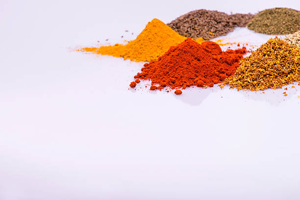 istock Composition of  different colorful  spices 521492847