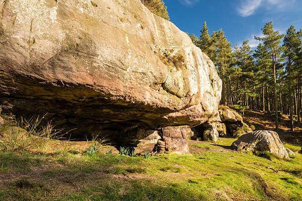 istock St Cuthbert's Cave with pillar of stone 521494002