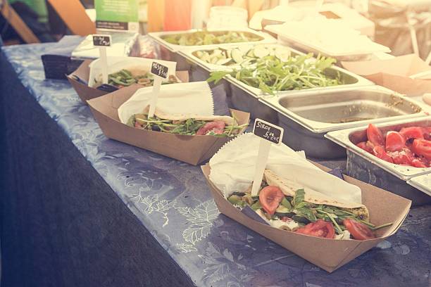 istock Fresh and tasty wraps served on a table. 521495970