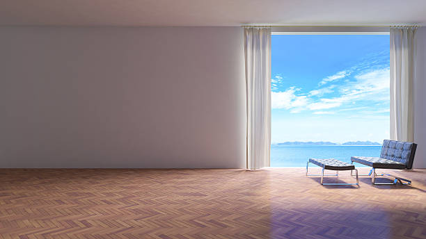 istock 3ds rendered image of seaside room 521498898