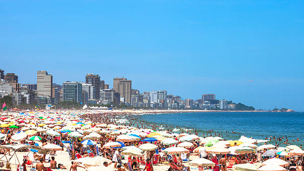 istock Crowded Ipanema beach. Rio de Janeiro, Brazil. 521499098