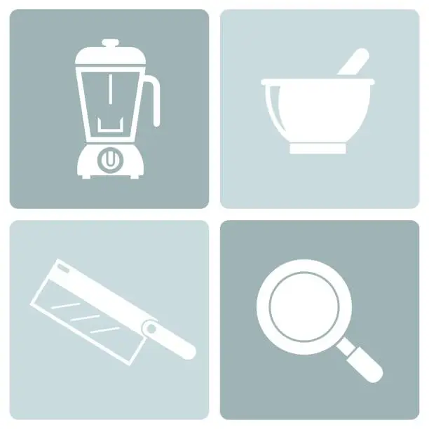 Vector illustration of Kitchenware icon