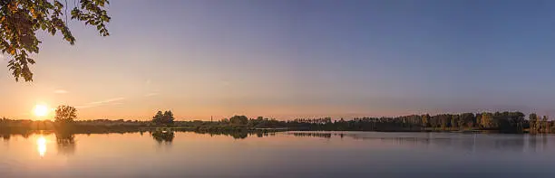 Photo of Sunset on a lake
