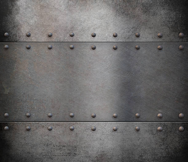 istock steam punk metal armour background 521500638