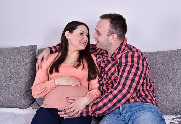 istock Young couple expecting a baby 521503966