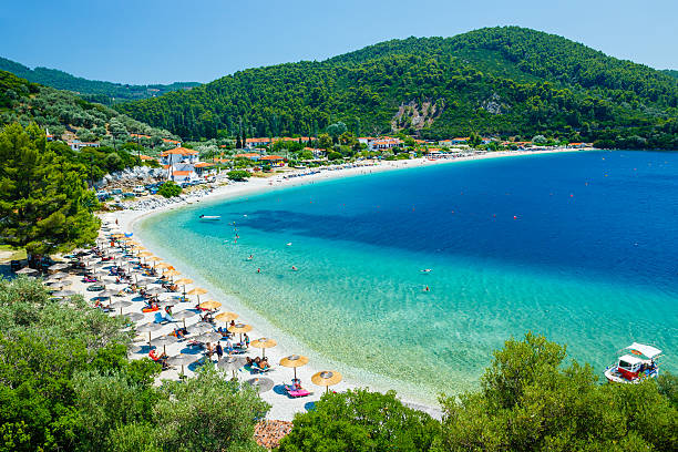 istock Panormos beach, Skopelos island, Greece 521505456