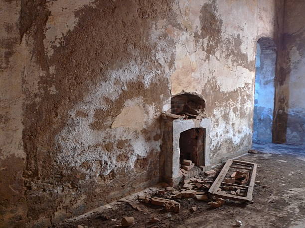 istock fireplace at ghost mining village in sardinia 521514301