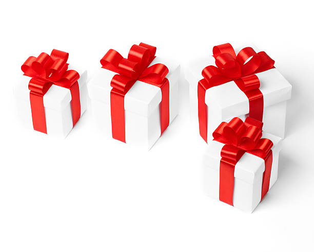 istock set of gift boxes with a tape 521515419