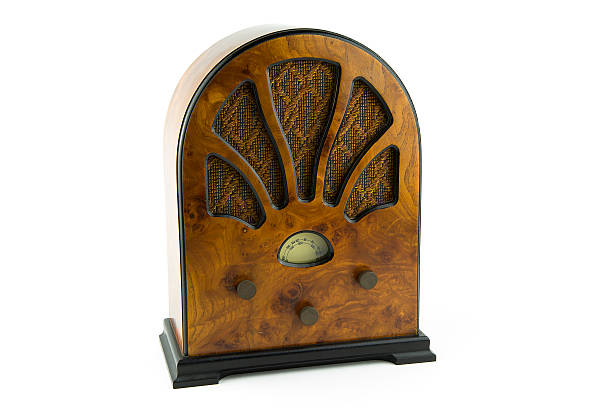 istock vintage wooden radio 521525904
