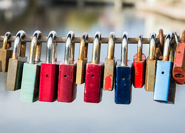 istock Locks as symbol for everlasting love 521526754