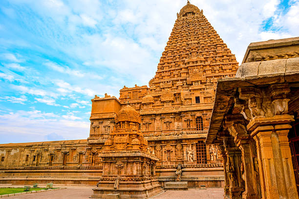 istock Great architecture of Hindu Temple Brihadishwara, India, 521526896