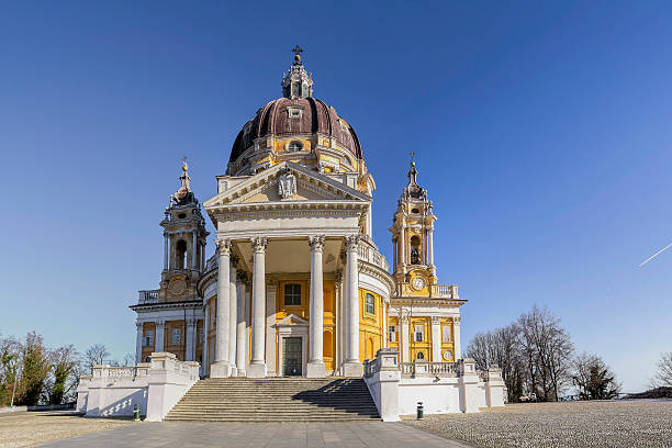 istock Front view of the Basilica of Superga (Turin, Piedmont, Italy) 521529484